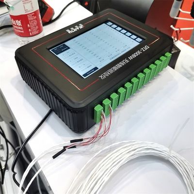 Detettore itinerante intelligente di temperatura e umidità grigio argento con 16 o 24 canali