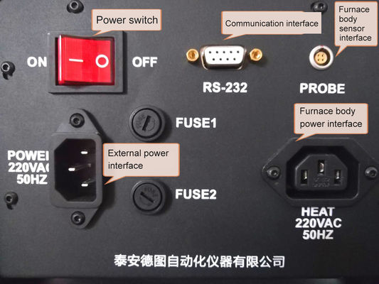 Calibratore di temperatura della sonda a sensore di superficie supportato da OEM con peso netto di circa 12 kg