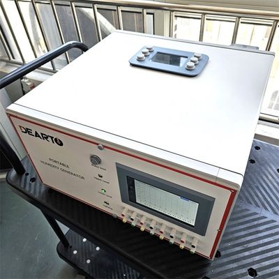 Dimensione del generatore completo 455 mm x 412 mm x 205 mm Calibrazione della camera di umidità portatile