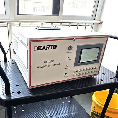 Dimensione del generatore completo 455 mm x 412 mm x 205 mm Calibrazione della camera di umidità portatile