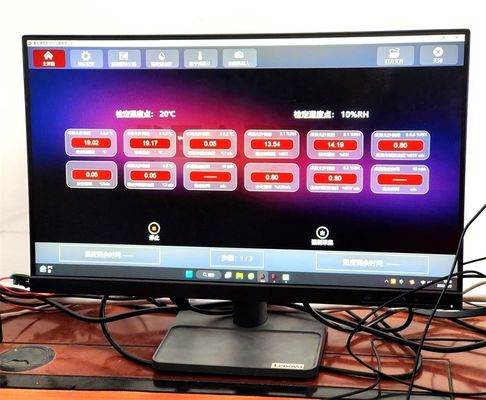 AC220V 50Hz Sistema intelligente di verifica della taratura del termoigrometro automatico completo
