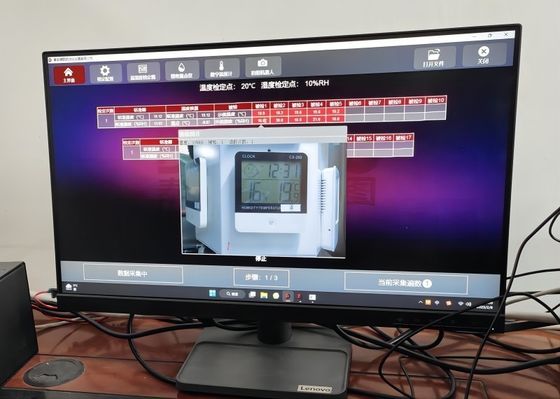AC220V 50Hz Sistema intelligente di verifica della taratura del termoigrometro automatico completo